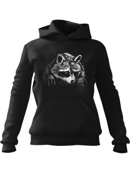 Bluza Męska z kapturem Chiński Smok W Dymie Czarna - Śmieszne gadżety z Nadrukami ?