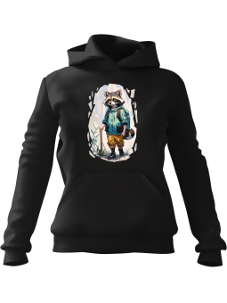 Bluza Męska z kapturem Chiński Smok W Dymie Czarna - Śmieszne gadżety z Nadrukami ?