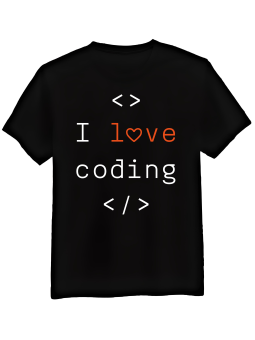Koszulka Męska I Love Coding