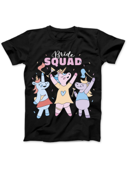 Koszulka Damska Bride Squad Unicorn