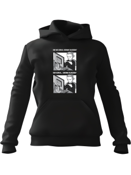 Bluza Męska z kapturem Chiński Smok W Dymie Czarna - Śmieszne gadżety z Nadrukami ?