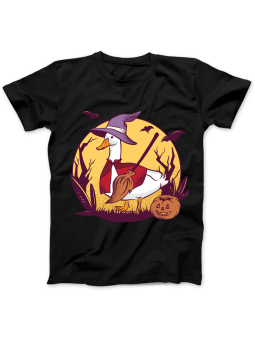 Koszulka Koszulka Damska Szop z Gitarą Czarna - Śmieszne T-Shirty z Nadrukami ?