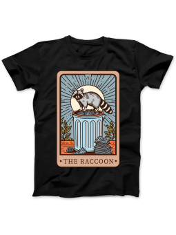 Koszulka Koszulka Damska Szop z Gitarą Czarna - Śmieszne T-Shirty z Nadrukami ?