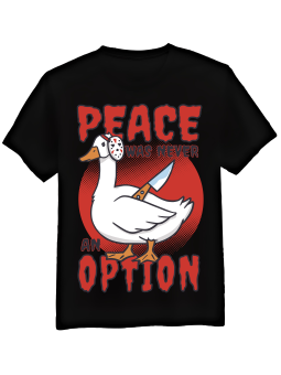 Koszulka męska Peace Was Never An Option