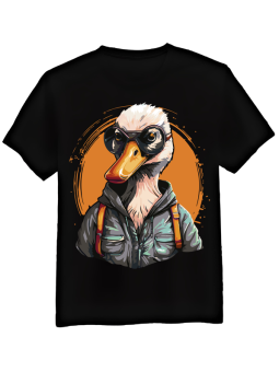 Koszulka Męska Gęś w Goglach