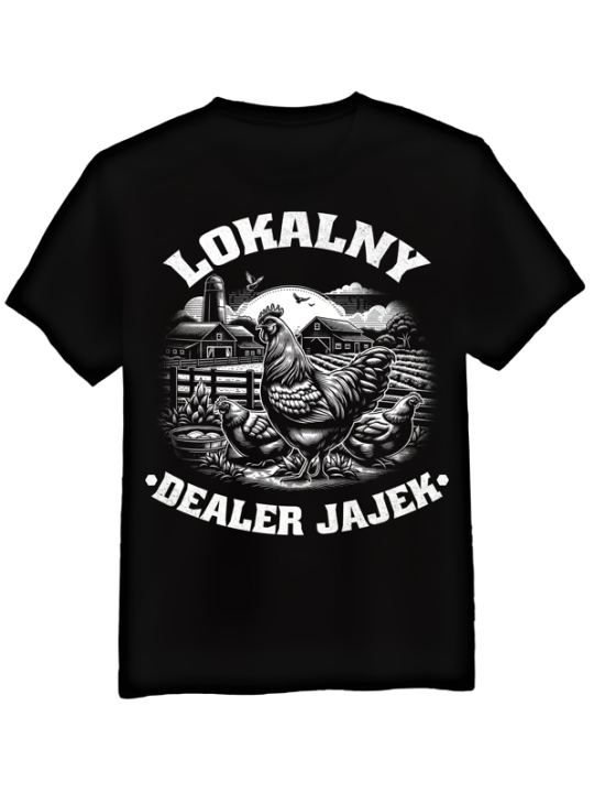 Koszulka Koszulka Męska Freedom Spirit Czarna - Śmieszne T-Shirty z Nadrukami ?
