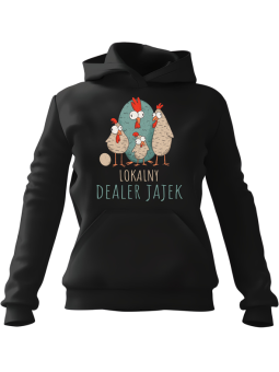 Bluza Damska z kapturem Freedom Spirit Czarna - Modna Odzież z Nadrukami ?