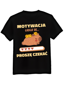 Koszulka Męska Ładowanie Motywacji