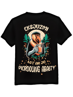 Koszulka Koszulka Męska Freedom Spirit Czarna - Śmieszne T-Shirty z Nadrukami ?