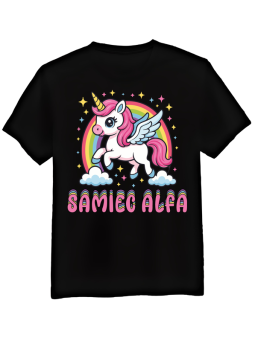 Koszulka Męska Samiec Alfa Jednorożec