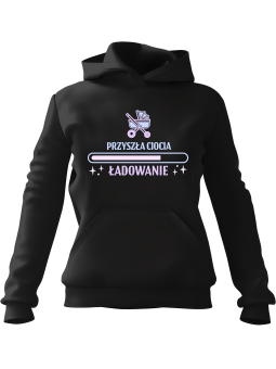 Bluza Damska z kapturem Freedom Spirit Czarna - Modna Odzież z Nadrukami ?