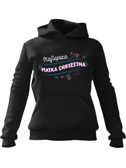 Bluza Damska z kapturem Freedom Spirit Czarna - Modna Odzież z Nadrukami ?