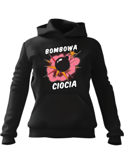 Bluza Damska z kapturem Freedom Spirit Czarna - Modna Odzież z Nadrukami ?