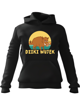 Bluza Męska z kapturem Chiński Smok W Dymie Czarna - Śmieszne gadżety z Nadrukami ?