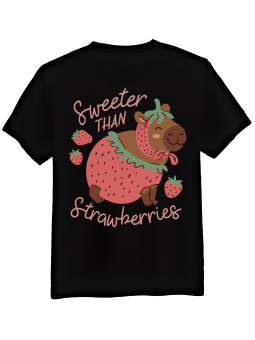 Koszulka Męska Sweeter Than Strawberries