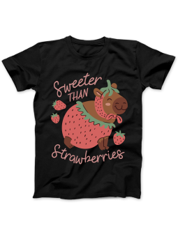 Koszulka Koszulka Damska Szop z Gitarą Czarna - Śmieszne T-Shirty z Nadrukami ?