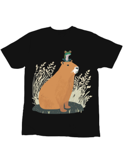 Koszulka Koszulka Dziecięca Pies Tenisista Czarna - Śmieszne T-Shirty z Nadrukami ?