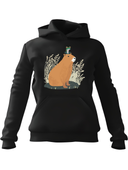 Bluza Damska z kapturem Freedom Spirit Czarna - Modna Odzież z Nadrukami ?