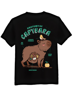 Koszulka Męska Anatomia Kapibary