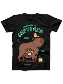 Koszulka Koszulka Damska Szop z Gitarą Czarna - Śmieszne T-Shirty z Nadrukami ?