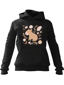 Bluza Męska z kapturem Chiński Smok W Dymie Czarna - Śmieszne gadżety z Nadrukami ?