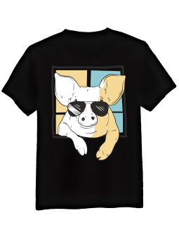 Koszulka Męska Cool Pig