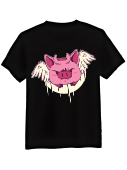 Koszulka Męska Świnka Diabełek