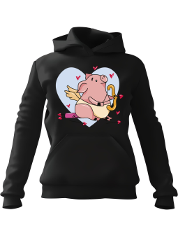 Bluza Damska z kapturem Freedom Spirit Czarna - Modna Odzież z Nadrukami ?