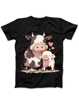 Koszulka Koszulka Damska Szop z Gitarą Czarna - Śmieszne T-Shirty z Nadrukami ?