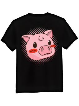 Koszulka Męska Komiksowa Świnka