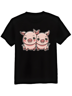 Koszulka Męska Słodkie Świnki