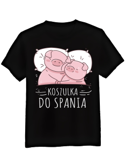 Koszulka Męska Świnki Koszulka Do Spania