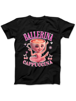 Koszulka Koszulka Damska Szop z Gitarą Czarna - Śmieszne T-Shirty z Nadrukami ?