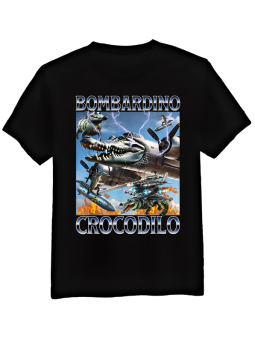 Koszulka Męska Bombardino Crocodilo 2