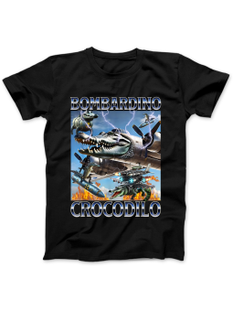 Koszulka Koszulka Damska Szop z Gitarą Czarna - Śmieszne T-Shirty z Nadrukami ?