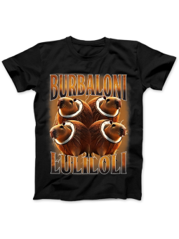 Koszulka Koszulka Damska Szop z Gitarą Czarna - Śmieszne T-Shirty z Nadrukami ?