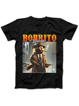 Koszulka Koszulka Damska Szop z Gitarą Czarna - Śmieszne T-Shirty z Nadrukami ?