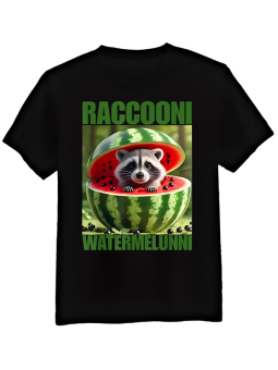 Koszulka Męska Raccooni Watermelunni
