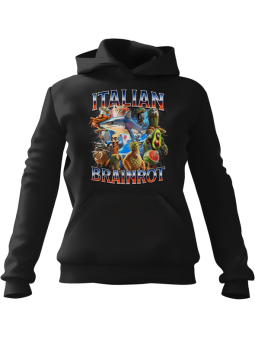 Bluza Męska z kapturem Chiński Smok W Dymie Czarna - Śmieszne gadżety z Nadrukami ?