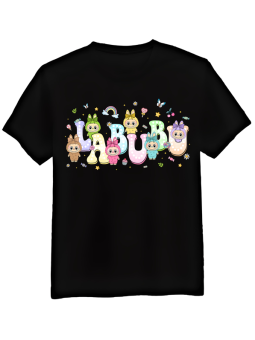 Koszulka Męska Labubu Rainbow