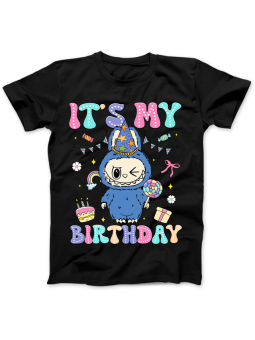 Koszulka Koszulka Damska Szop z Gitarą Czarna - Śmieszne T-Shirty z Nadrukami ?