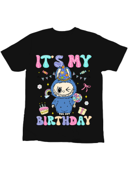 Koszulka Koszulka Dziecięca Pies Tenisista Czarna - Śmieszne T-Shirty z Nadrukami ?