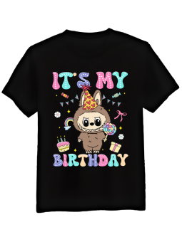 Koszulka Męska Labubu Birthday 2