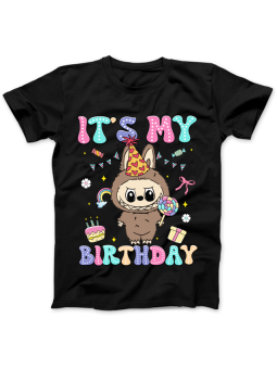 Koszulka Koszulka Damska Szop z Gitarą Czarna - Śmieszne T-Shirty z Nadrukami ?