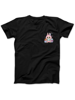 Koszulka Koszulka Damska Szop z Gitarą Czarna - Śmieszne T-Shirty z Nadrukami ?