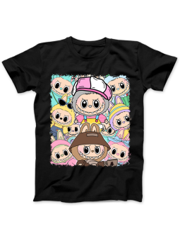 Koszulka Koszulka Damska Szop z Gitarą Czarna - Śmieszne T-Shirty z Nadrukami ?