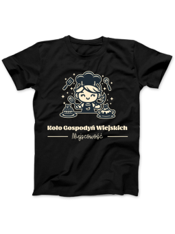 Koszulka Koszulka Damska Szop z Gitarą Czarna - Śmieszne T-Shirty z Nadrukami ?