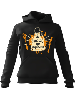 Bluza Damska z kapturem Freedom Spirit Czarna - Modna Odzież z Nadrukami ?