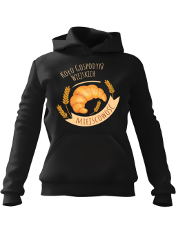 Bluza Damska z kapturem Freedom Spirit Czarna - Modna Odzież z Nadrukami ?