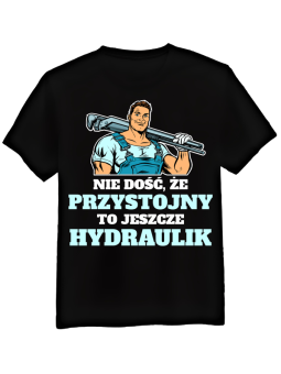 Koszulka Męska Przystojny Hydraulik